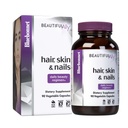 BlueBonnet Nutrition Belle Ally Cheveux, peau et ongles, collagène hydrolysé de vaches herbeuses, peptides de collagène de type 1 et 3, sans OGM, sans gluten, sans soja, sans lait, 90 capsules végétales
