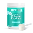 Further Food Unflavored Collagen Peptides Powder - 100% Grass-Fed, Hydrolyzed Type 1 & 3, 20g of Collagen per Serving, Supports Skin, Hair, Nails & Joints, 21.16 Oz