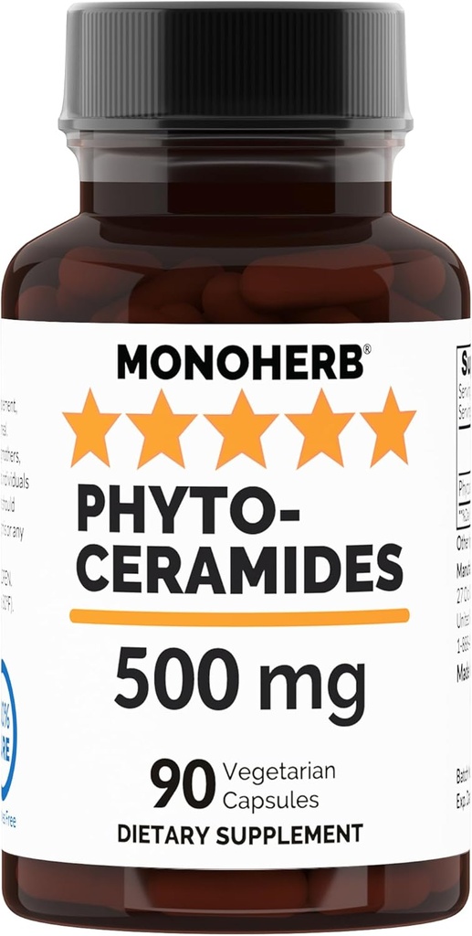 MONOHERB Phytocéramides 500 mg par gélule - 90 gélules