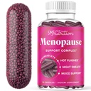 Ménopause Vitamines Perles avec Cohosh noir, trèfle rouge et plus... Flashs chauds, sueurs de nuit et soutien de l'humeur.
