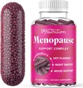 Ménopause Vitamines Perles avec Cohosh noir, trèfle rouge et plus... Flashs chauds, sueurs de nuit et soutien de l'humeur.