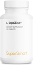 SuperSmart - L-OptiZinc 30mg par jour (breveté et très biodisponible) - Supplément de méthionine de zinc - goût doux naturel.