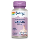 SOLARAY Supplément à l'ail 500mg, extrait d'ail végétalien, sans odorat, traditionnellement utilisé pour la santé cardiaque et le soutien immunitaire, végétalien, sans odorat, laboratoire vérifié, garantie de 60 jours, 60 Serv, 60 Enteric VegCaps