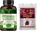 Moringa Capsules 120 Capsules et Rose Pétal séché 200g