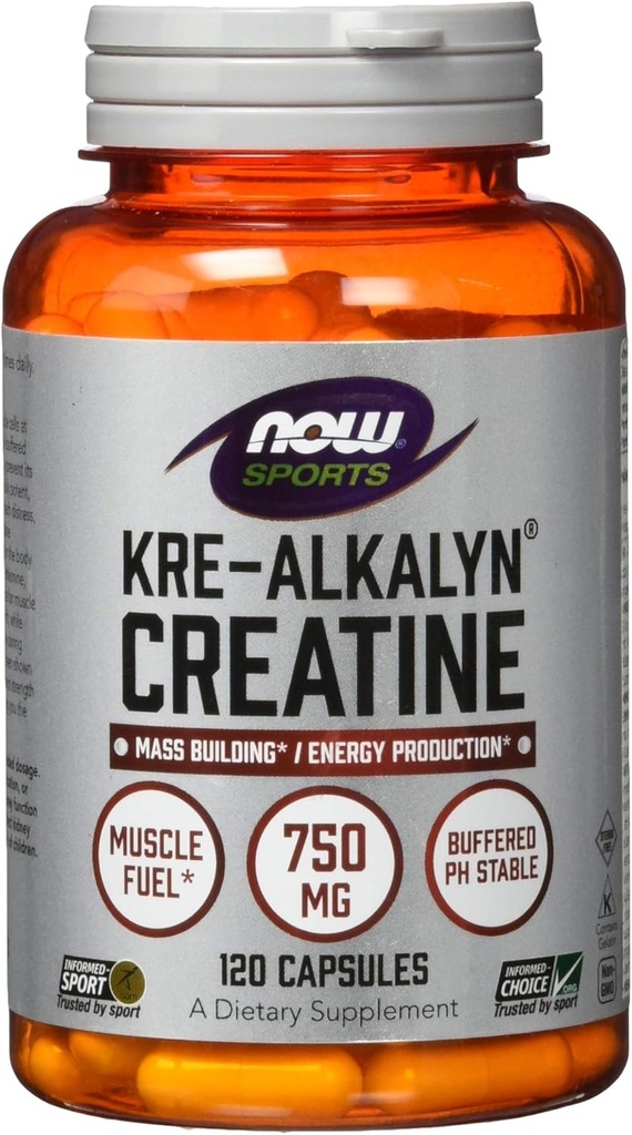 Maintenant Aliments Kre-Alkalyn® Créatine - 120 Capsules