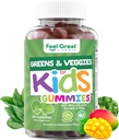Feel Great Super Green Gummies pour les enfants.