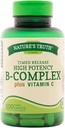 Nature's Truth B-Complex Plus Vitamine C Temps libéré, 100 Compte (paquet de 3)