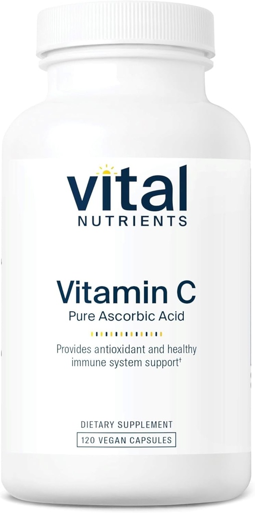 Nutriments vitaux Vitamine C 1000mg (acide ascorbique pur à 100%)