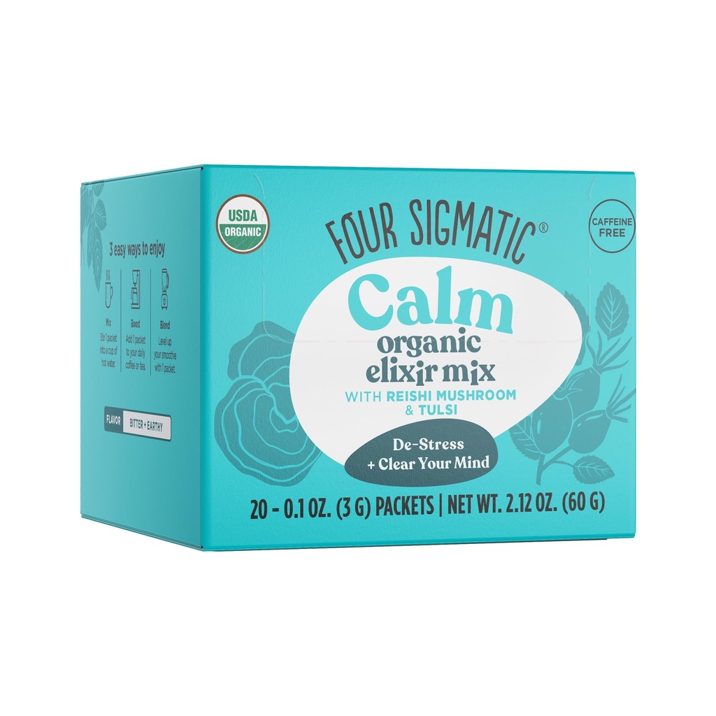 Quatre Sigmatic Reishi Mushroom Elixir, USDA Organique, refroidissement et sommeil, Vegan, Paléo, 20 Compte