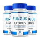 (Pack of 3) Fungus-Exdous - Pills soutient des ongles naturels solides et sains - 180 capsules, blanc