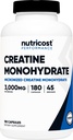 Nutricost Créatine Monohydrate 3000mg, 180 Capsules (750mg par Capsule) - Sans gluten, sans OGM