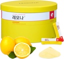 LEMONA Official Vitamine C Powder 500mg Suppléments coréens Immune Support B6, B2, Packets On-The-Go Vitamine Vie saine, Facile à prendre au quotidien stimuler l'énergie Snacks alimentaires coréens Lemon (120Sticks)