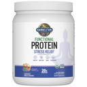 Jardin de la vie - Soulagement fonctionnel du stress protéique - 20g Mélange de protéines germées et fermentées organiques - Muffin de bleuet, mélange d'humeur pour la gestion du stress, Ashwagandha KSM-66, Vegan - environ 14 portions
