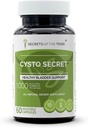 Secrets de la tribu - Cysto Secret, Healthy Bladder Support, supplément à base de plantes (60 capsules)
