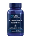 Extension de vie Enzymes extraordinaires, Soutien de la santé digestive, Absorption des nutriments, enzymes digestives, Non-OGM, 60 Capsules