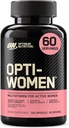 Optimum Nutrition Opti-Women, Vitamine C, Zinc et Vitamine D pour immunosupplément multivitamine quotidien femme avec fer, capsules, 120 Compte