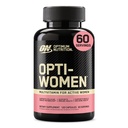 Optimum Nutrition Opti-Women, Vitamine C, Zinc et Vitamine D pour immunosupplément multivitamine quotidien femme avec fer, capsules, 120 Compte