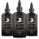 Bossman Jelly Beard Oil for Men 3 Pack (12 oz au total, Scent de Stagecoach) – Adoucit, hydrate et conditions avec des ingrédients naturels