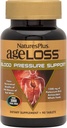 Natures Plus AgePerte le soutien de la pression artérielle - 90 comprimés - avec trans-resvératrol et 1200 mg d'aliments entiers - Végétarien, sans gluten - 30 portions