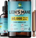 Supplément de la Mane de Lions - Supplément quotidien de champignons pour la mémoire, le focus et la clarté - Brain Booster - Teinture de la Mane de Lions pour le soutien naturel immunitaire - Vegan, Organic - 2 Fl oz