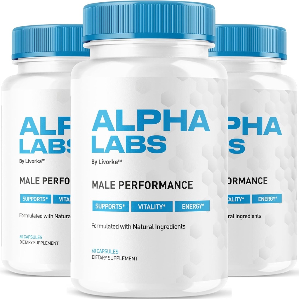 (3 Pack) Alpha Labs, Alpha Labs Capsules, AlphaLabs, Alfa Labs, Alpha Labs Max Performance, Formule avancée, Alpha Labs, Alpha Strength Labs, Alpha Labs Capsules, 180 Capsules pendant 3 mois