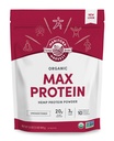 Manitoba Récolte de chanvre Oui poudre de protéines maximales organiques, non sucrée, 32 oz, avec 20 g de protéines et 4,5 g d'oméga 3 et 6 par portion, ami Keto, sans réserve, sans OGM, emballage mai Varier