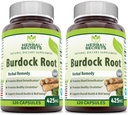 Herbal Secrets Burdock Root 425 Mg Capsules (non-OGM) (120 Compte - Paquet de 2)
