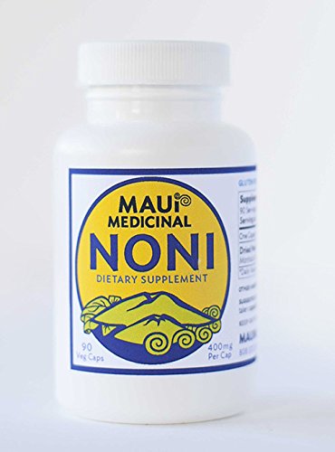Kona Noni 90 Vcaps 400mg par capsule Fruits organiques entiers