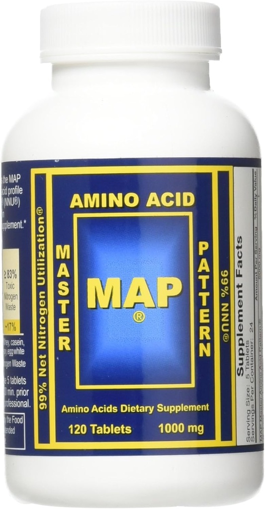 Carte 2 X Master Amino Acid Pattern 1000mg Bâtiment musculaire