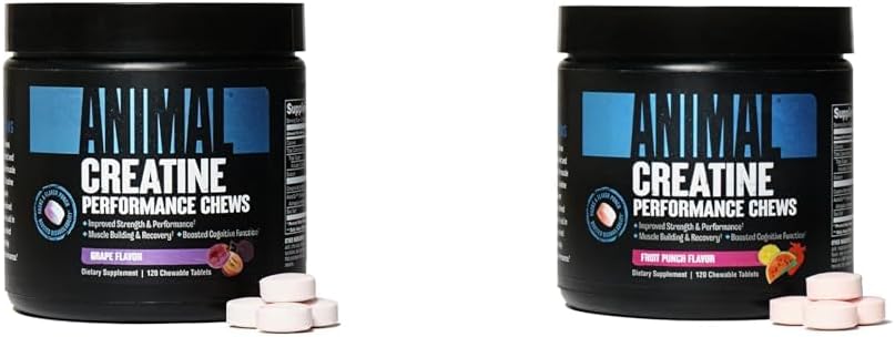 Comprimés de créatine animale - Monohydrate de créatine amélioré avec AstraGin pour améliorer l'absorption et les comprimés de créatine - Monohydrate de créatine amélioré