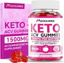 Keto ACV Gummies - Apple Cider Vinegar with B6 & B12, Vegan, Gelatin-Free, Keto Support, Detox Cleanse, Non-GMO, for Men & Women, 60 Count