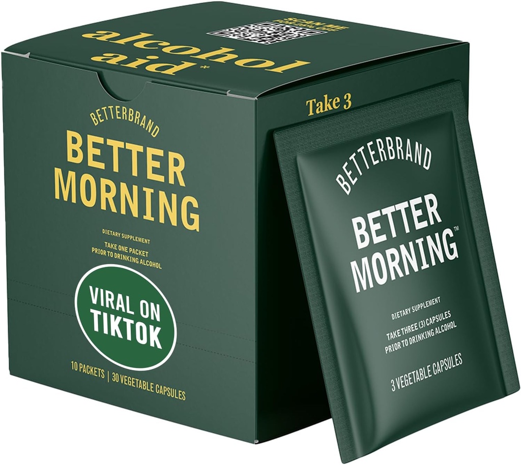Betterbrand BetterMorning All-Natural Ingredients including DHM (en anglais seulement) Empêche les maux de tête et les nausées et soutient l'aide au foie (en anglais seulement)