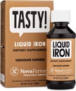 NovaFerrum Tasty de gouttes pédiatriques Supplément en fer liquide pour les nourrissons, les tout-petits et les enfants de 15mg de fer par 1mL Dose de 4 ans et moins de 4 ans sans gluten sans sucre de 120 portions