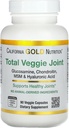 California Gold Nutrition Glucosamine végétarienne, Chondroïtine, acide hyaluronique, MSM, Total Veggie articulaire et formule de soutien des os, non OGM, sans soja, sans gluten, 90 capsules Veggie