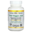 California Gold Nutrition Glucosamine végétarienne, Chondroïtine, acide hyaluronique, MSM, Total Veggie articulaire et formule de soutien des os, non OGM, sans soja, sans gluten, 90 capsules Veggie