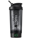 Bouteille de shaker de protéines VOLTRX, fusion USB C Mélangeur de protéines électriques rechargeables, tasses de shaker pour les shakes de protéines et de substitut de repas, sans BPA, 24oz