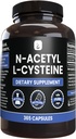 INGRÉDIENTS ORIGINAL DE PURE N-acétyl L-Cysteine (365 Capsules) Pas de Magnésium ou de Rice Filters, Toujours Pure, Verified Lab