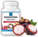Freeze Dried Mangosteen Pericarp Capsules, 1.5 Grams per Serving, 90 Veggie Capsules per Bottle, Xanthone Rich