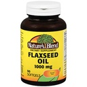 Mélange naturel Huile de lin 1000mg Gelcaps 90 Ct