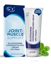 Crème de glucosamine de glucosamine - Formule premium avec MSM et collagène pour les troubles articulaires et musculaires - Maintient la résistance articulaire, la flexibilité et la mobilité musculaire - 4,23 oz / 120 g (1 pack)
