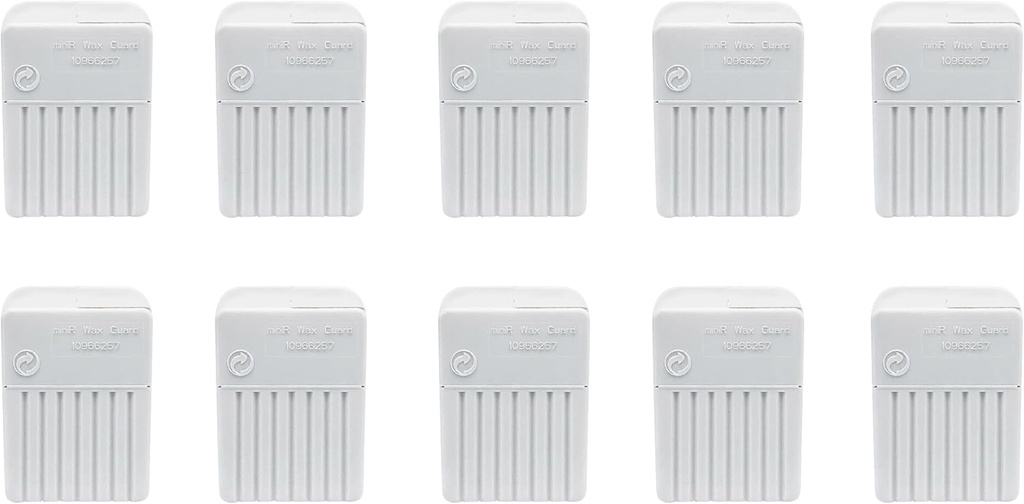 pour Siemens/Signia 2.0 Mini Receiver Wax Guards Filtres Accessoires d'Aid auditif Cerumen Stop Cleaning Tool Remplacements #10966257 10-Pack/80 Filtres (Sony C10 & E10 Compatible)