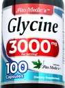 Supplément Glycine de FITO MEDIC 3000 mg, formule d'absorption élevée, 100 gélules