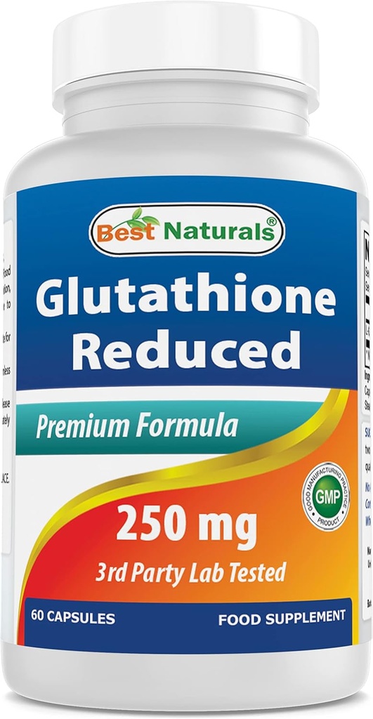 Best Naturals L-Glutathion 250 mg 60 Capsules