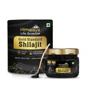 Pure Shilajit Résine de la plupart Potent Shilajit de l'Inde, Grade d'or pour les hommes et les femmes, 75 services pour stimuler l'énergie, 85+ Trace Minerals, 77% acide fulvic, laboratoire testé, 30g