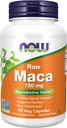 MAINTENANT Aliments suppléments, Maca (Lepidium meyenii) 750 mg crus, santé reproductive*, 90 gélules