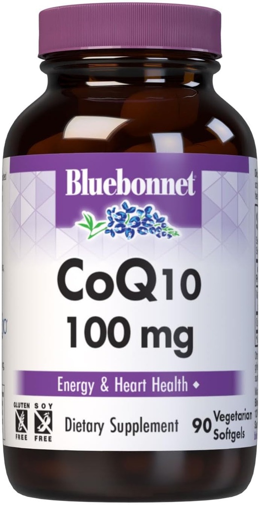 BlueBonnet CoQ-10 Vegetarian Softgels, 100 mg, 90 Count