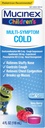 Mucinex Enfants multisymptômes Cold Relief Liquid Relief Stuffy Nez, Congestion thoracique, Toux et mucus, Expectorant et Toux Suppresseur avec Dextrométhorphane, Guaifenesine, Phénylephrine, 4 oz.