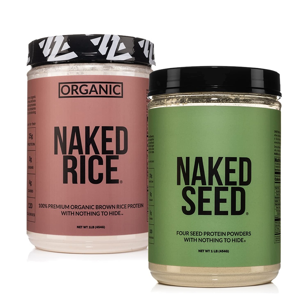 NAKED Protéines végétales et riz 1LB