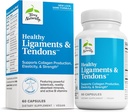 Terry Naturally Healthy Ligaments & Tendons - Supplément alimentaire pour le soutien des tissus conjonctifs et de la lubrification articulaire - Formule non-OGM pour aider le ligament et la santé musculaire - 60 capsules