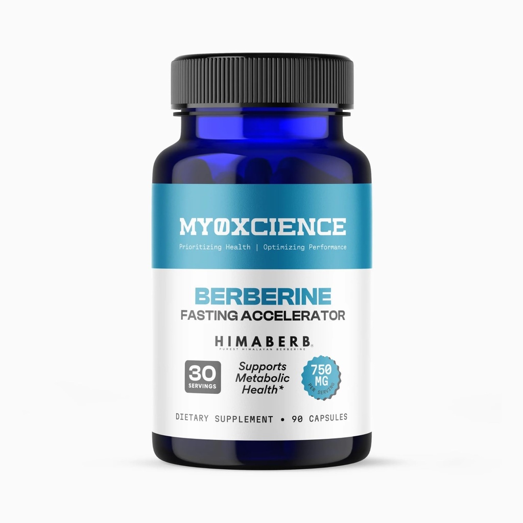 MYOXCIENCE Accélérateur à jeun de la berbère : Himaberb Berberine HCL avec ALA (acide alphalipoïque) et Biotine (90 capsules)